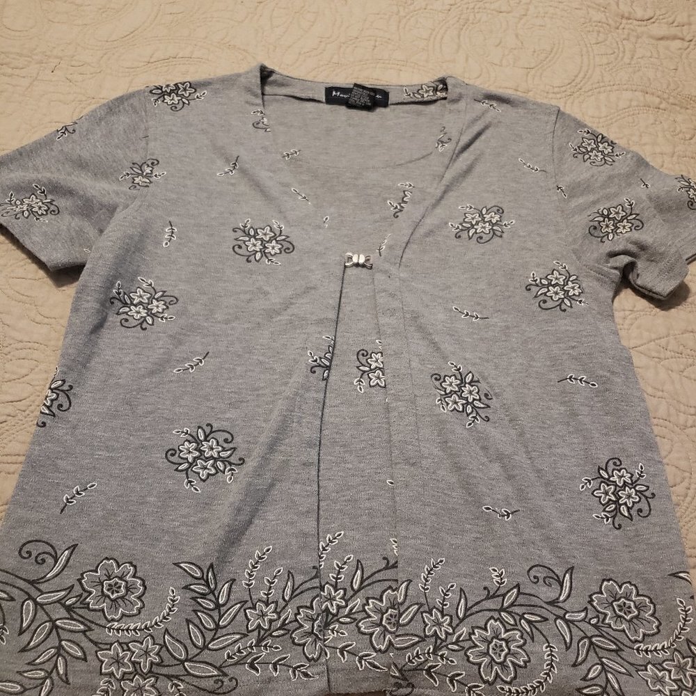 Moving Bleu Two For One Look Top